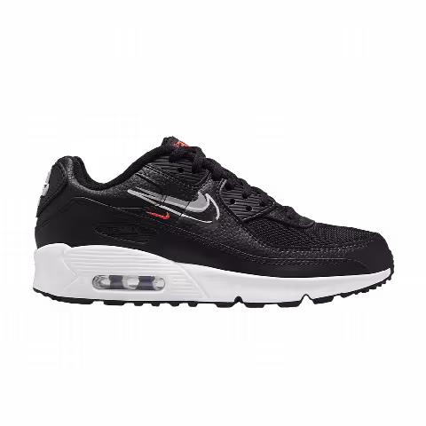 Nike Air Max 90 GS 'Black Bright Crimson'