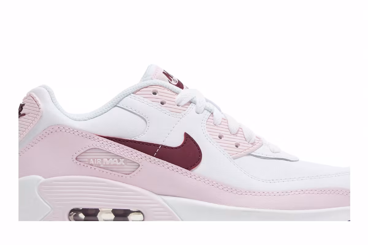 Nike Air Max 90 Leather GS Pink Foam, view 3