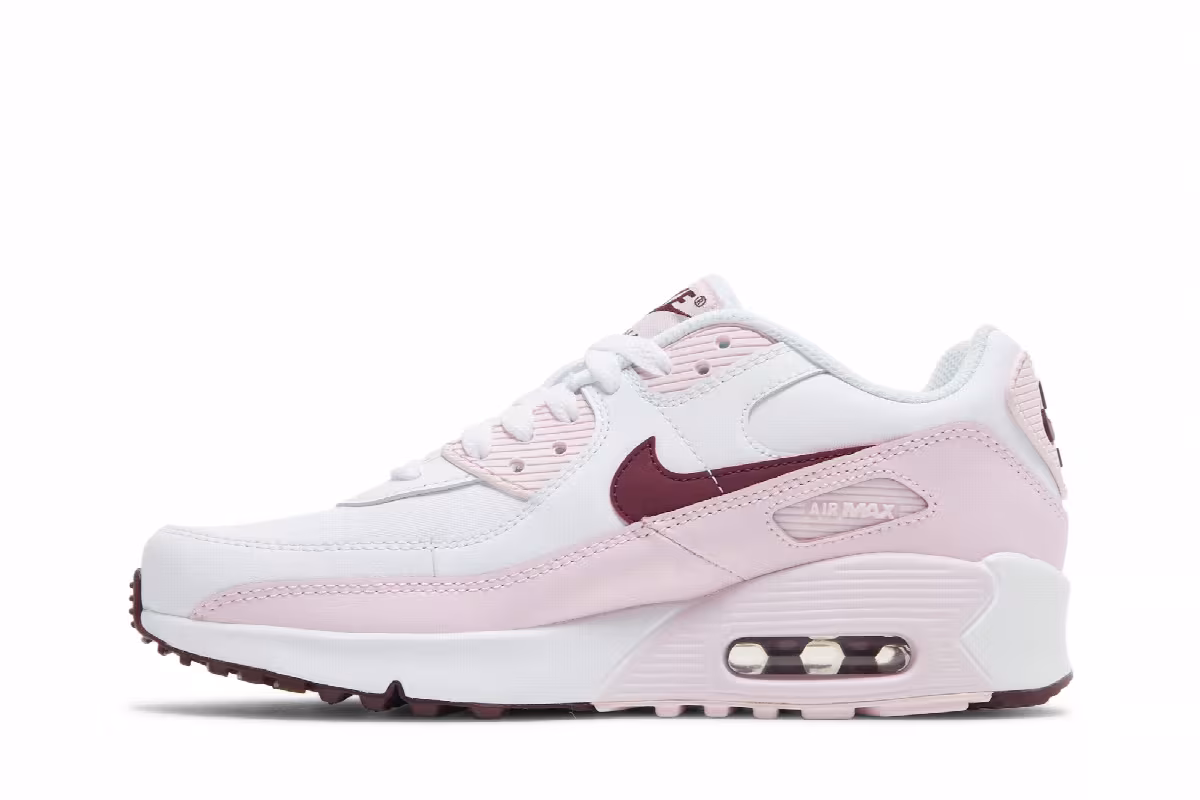 Nike Air Max 90 Leather GS Pink Foam, view 4