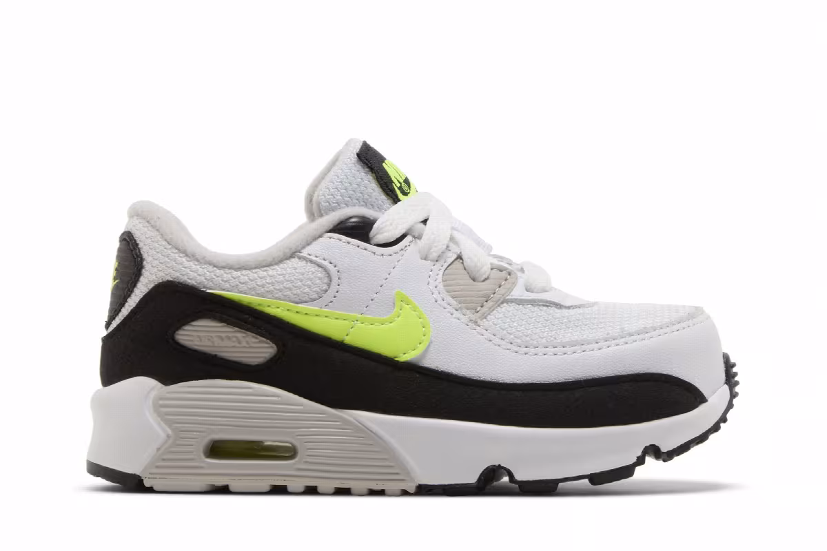 Nike Air Max 90 TD White Hot Lime, view 2