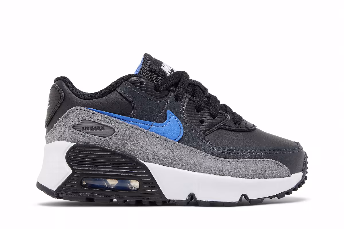Nike Air Max 90 TD Black Medium Blue, view 2
