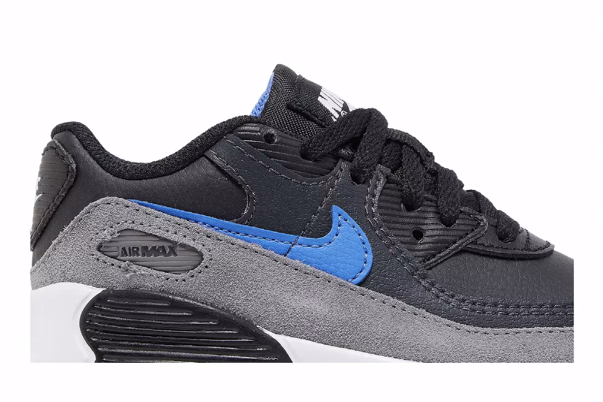 Nike Air Max 90 TD Black Medium Blue, view 3