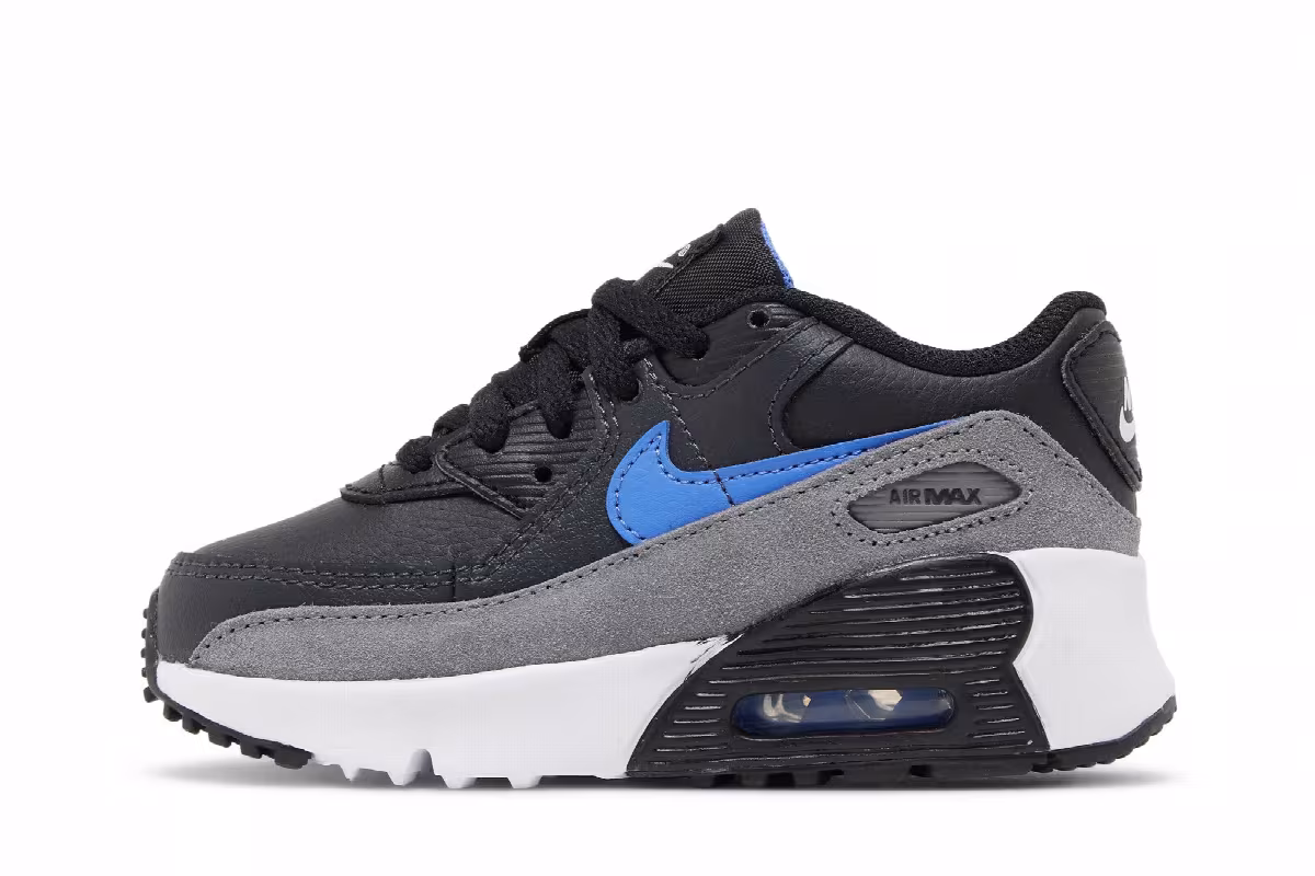 Nike Air Max 90 TD Black Medium Blue, view 4