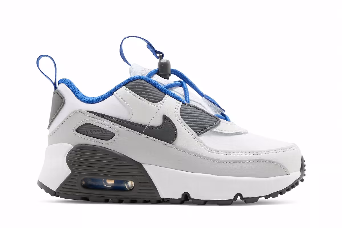 Nike Air Max 90 Toggle TD White Grey Fog, view 2