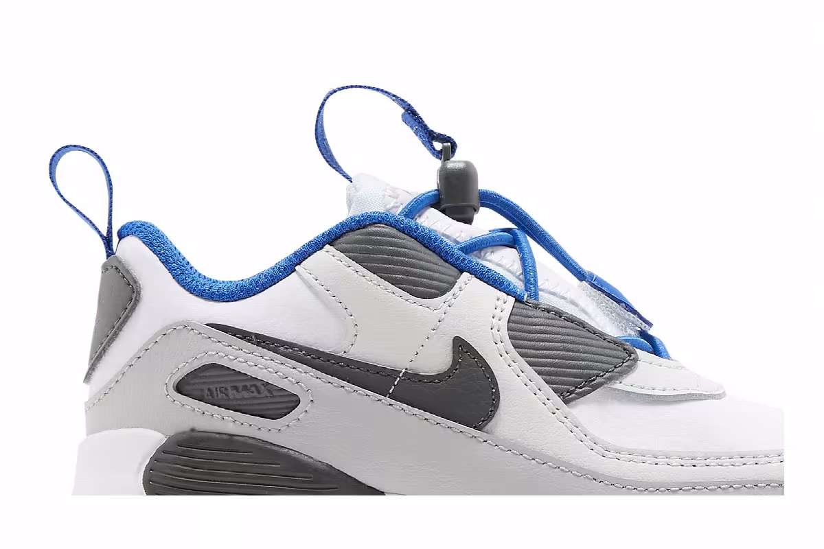 Nike Air Max 90 Toggle TD White Grey Fog, view 3