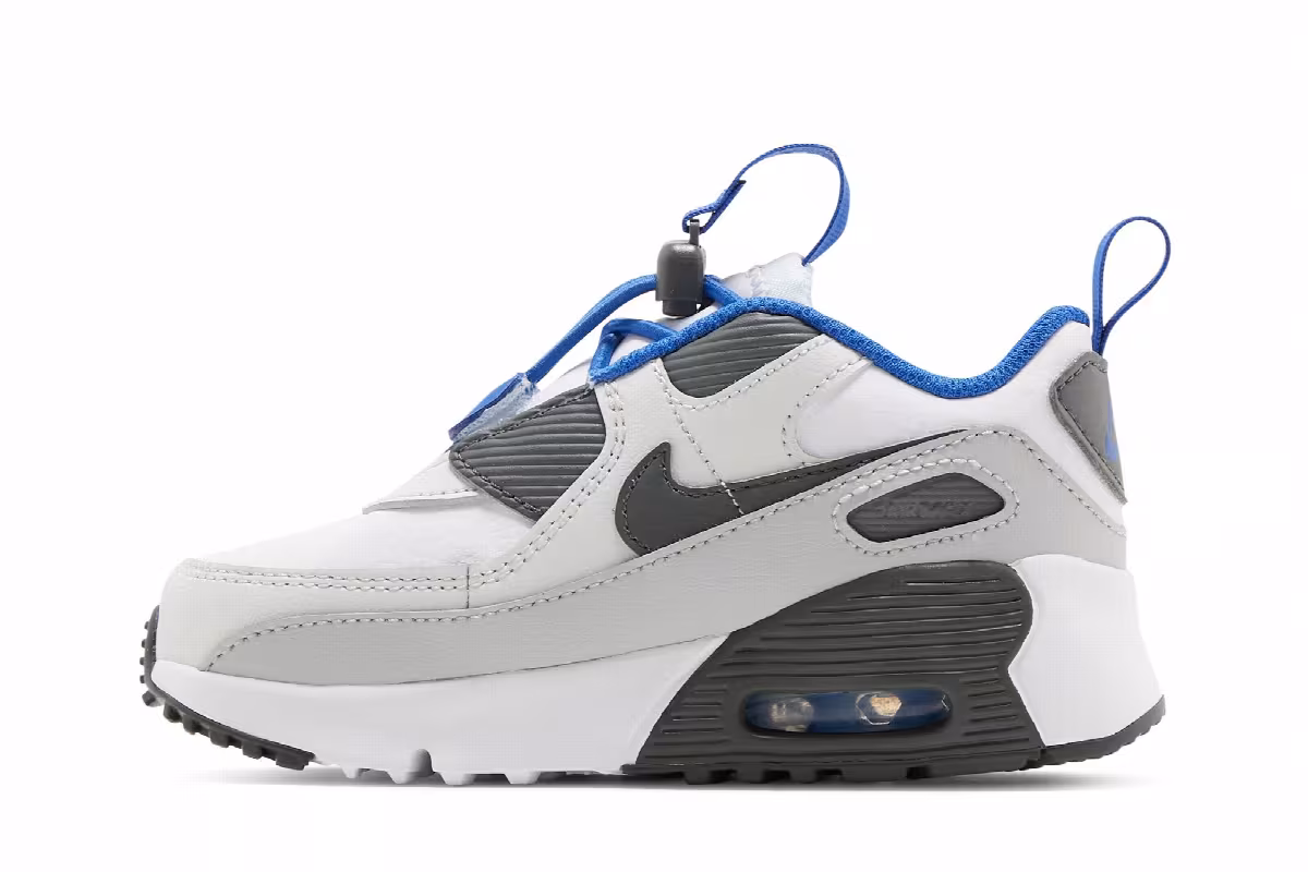 Nike Air Max 90 Toggle TD White Grey Fog, view 4