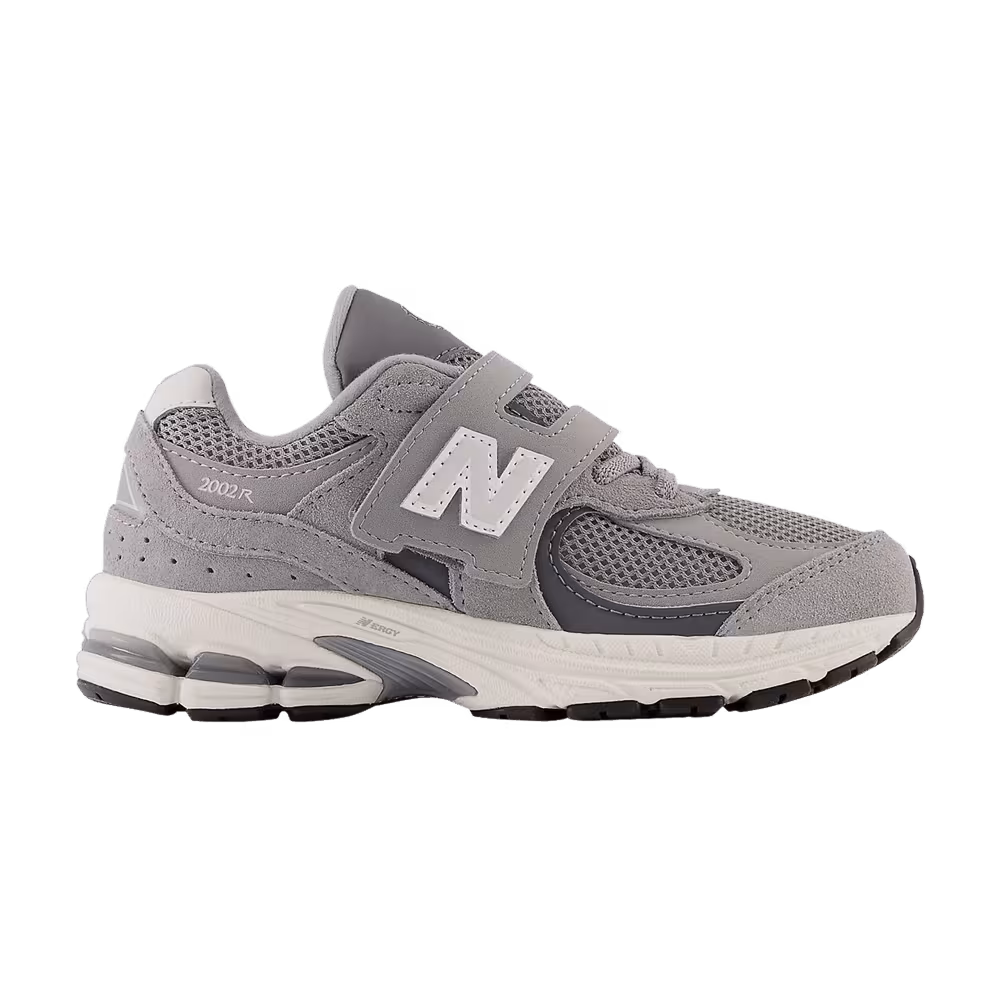 New Balance 2002R Hook & Loop Little Kid Steel Lead