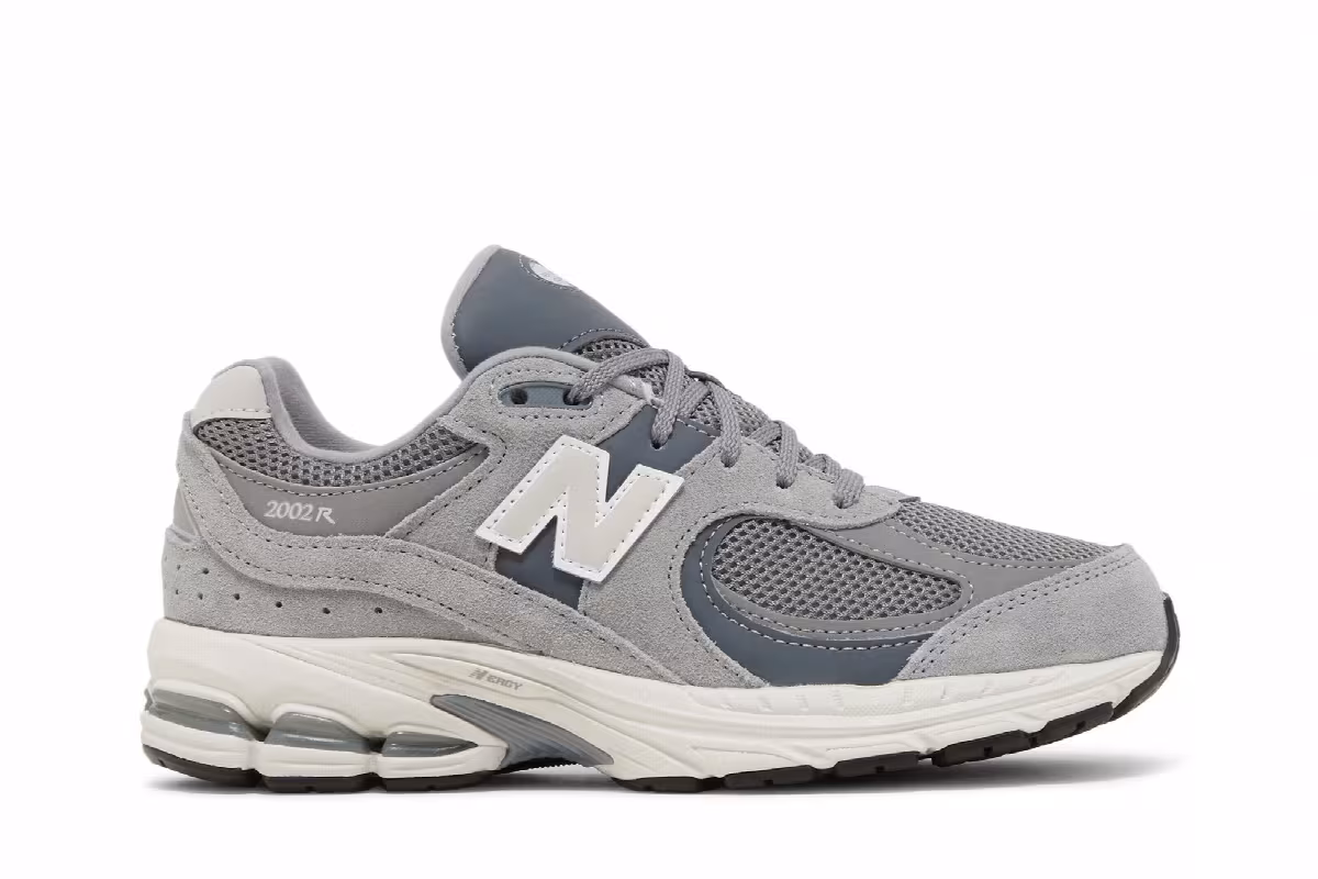 New Balance 2002R Big Kid Wide Steel Lead, view 2