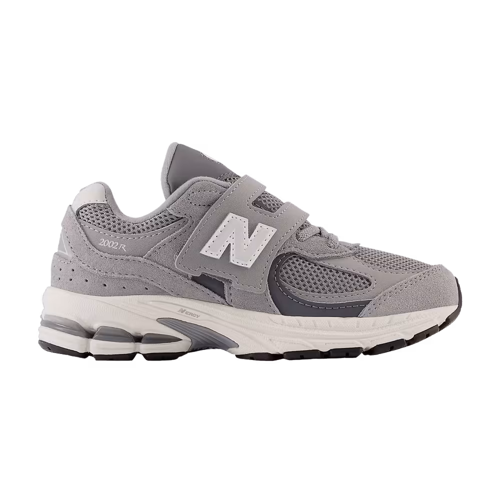 New Balance 2002R Hook & Loop Little Kid Wide Steel Lead
