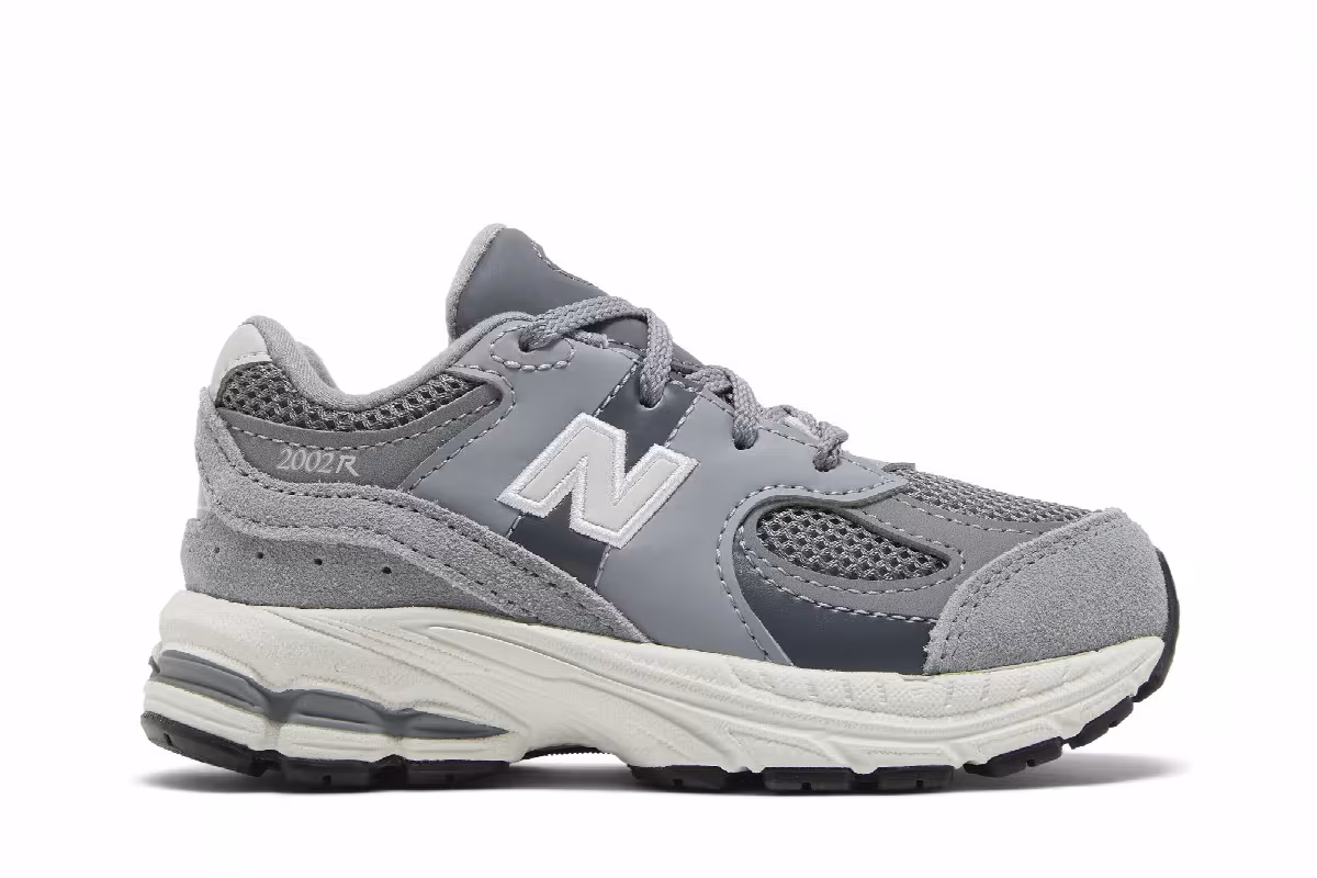 New Balance 2002R Toddler Steel Lead, view 2