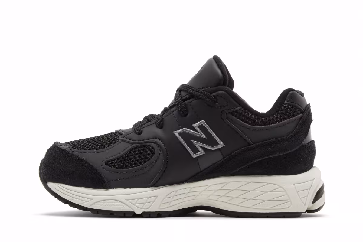 New Balance 2002R Toddler Black Phantom, view 4
