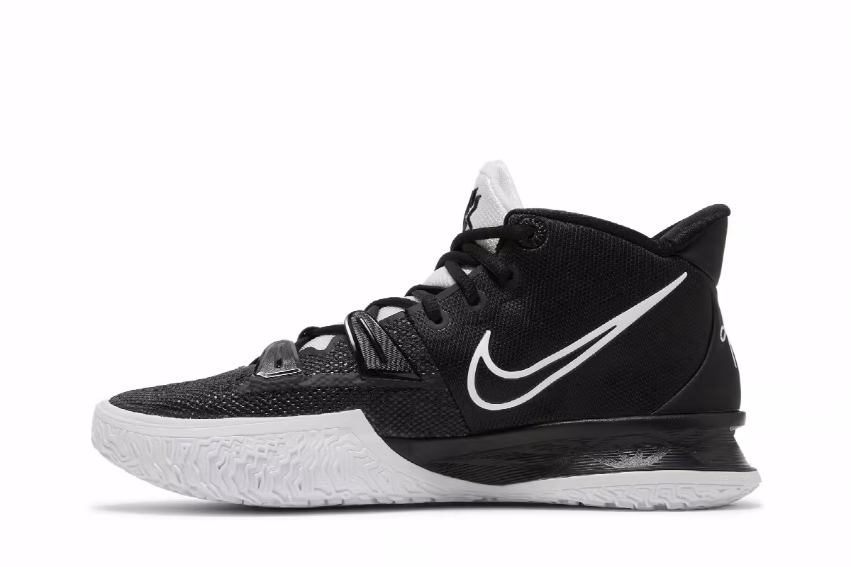 Nike Kyrie 7 TB Black White, view 4