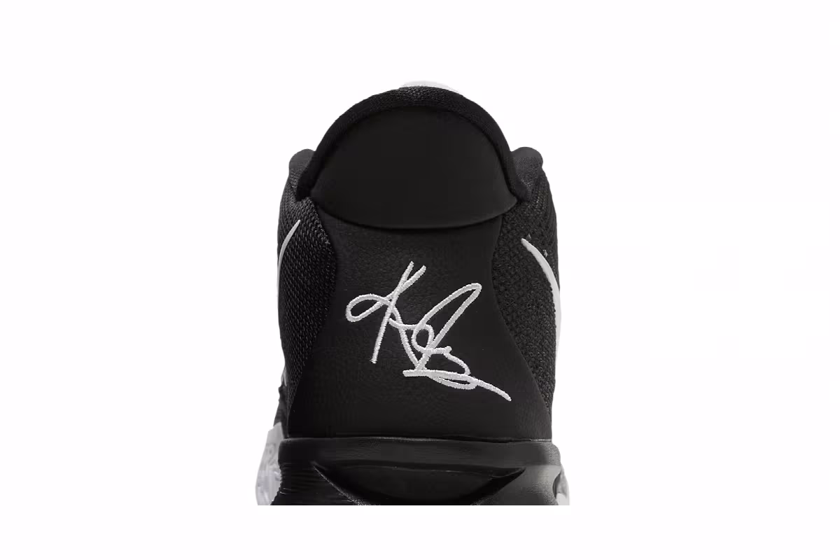 Nike Kyrie 7 TB Black White, view 8