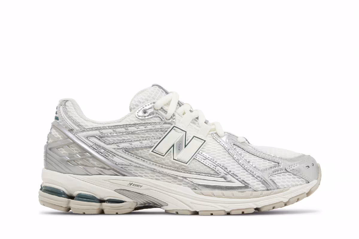 New Balance 1906R Silver Metallic Cream, view 2