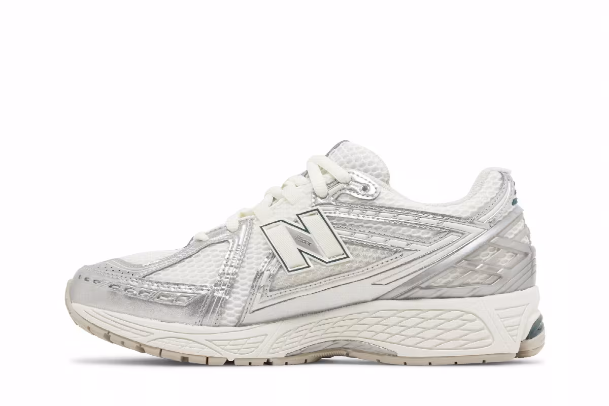New Balance 1906R Silver Metallic Cream, view 4