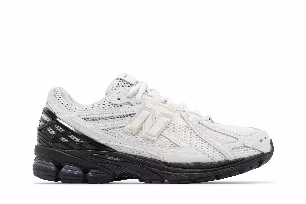 Comme des Garçons Homme x New Balance 1906R White Black, view 2