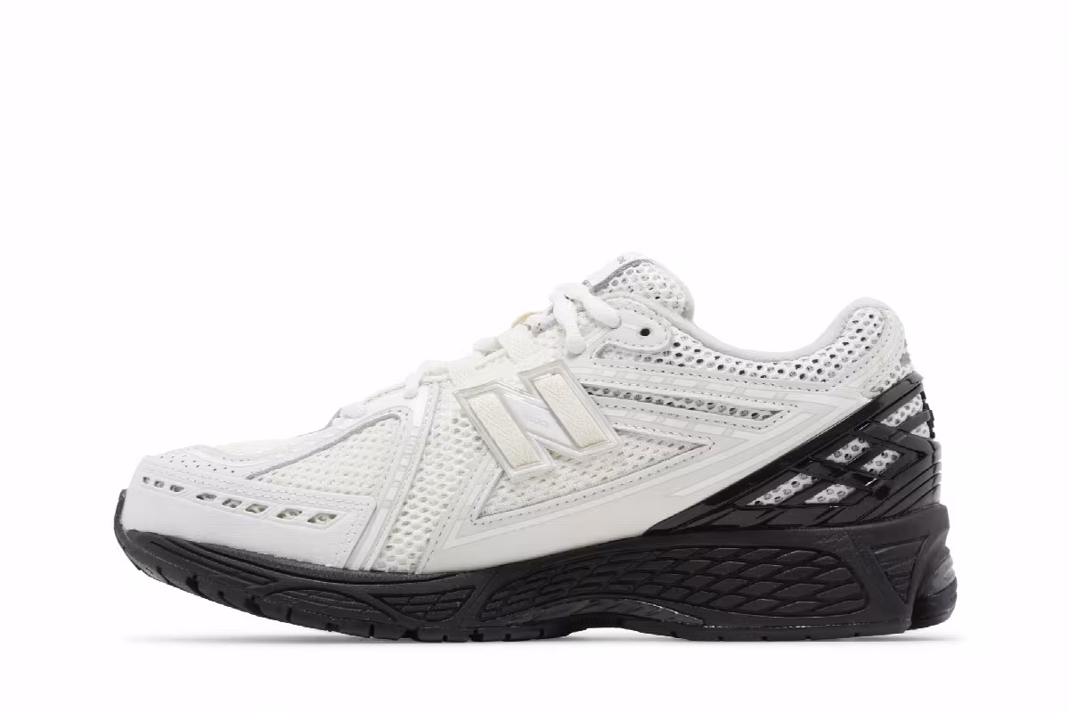 Comme des Garçons Homme x New Balance 1906R White Black, view 4