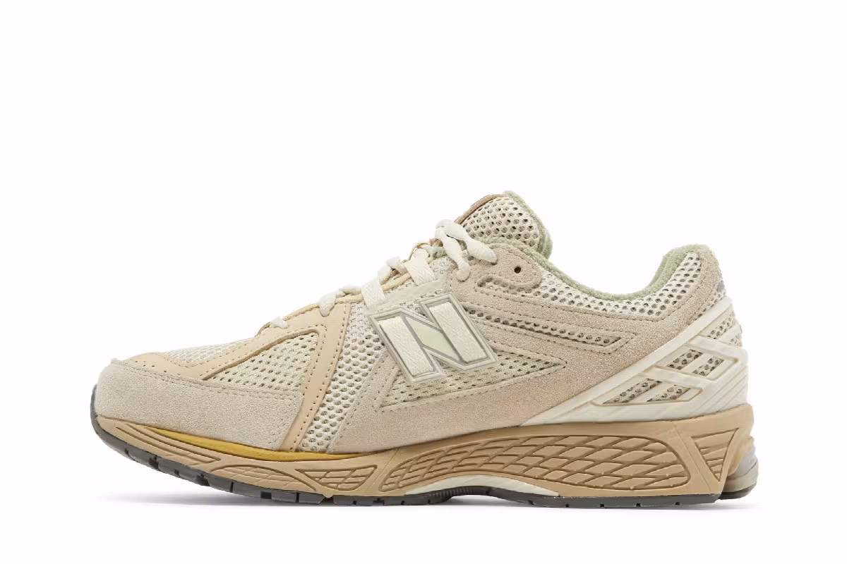 AURALEE x New Balance 1906R Bone White, view 4