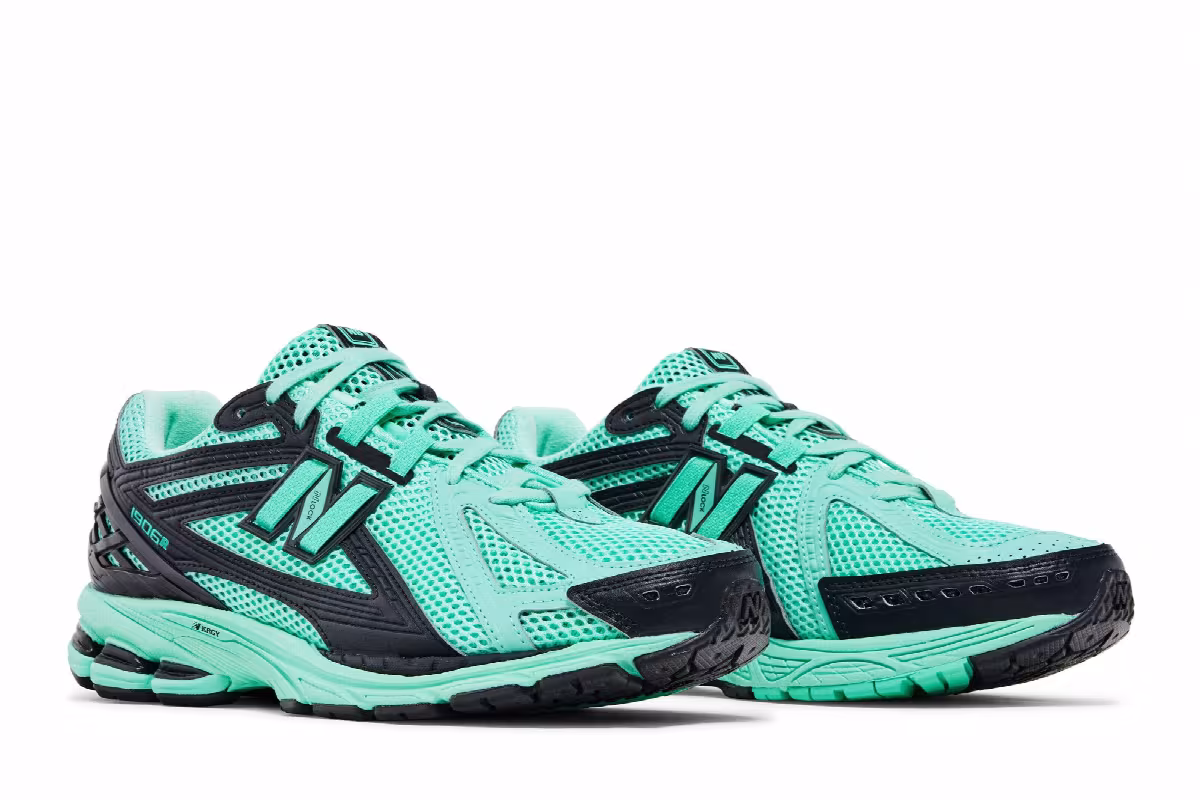 size? x New Balance 1906R Mint Green Black, view 9