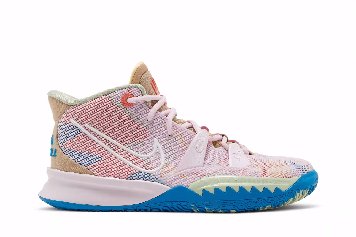 Nike Kyrie 7 GS 1 World 1 People - Regal Pink, view 2