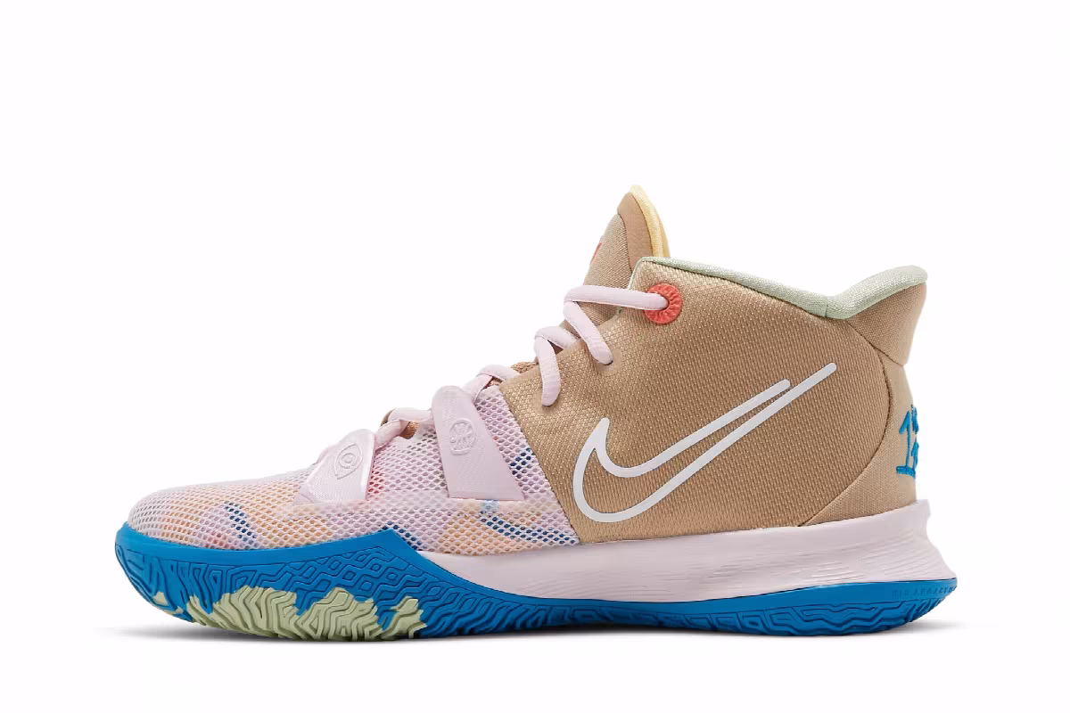 Nike Kyrie 7 GS 1 World 1 People - Regal Pink, view 4