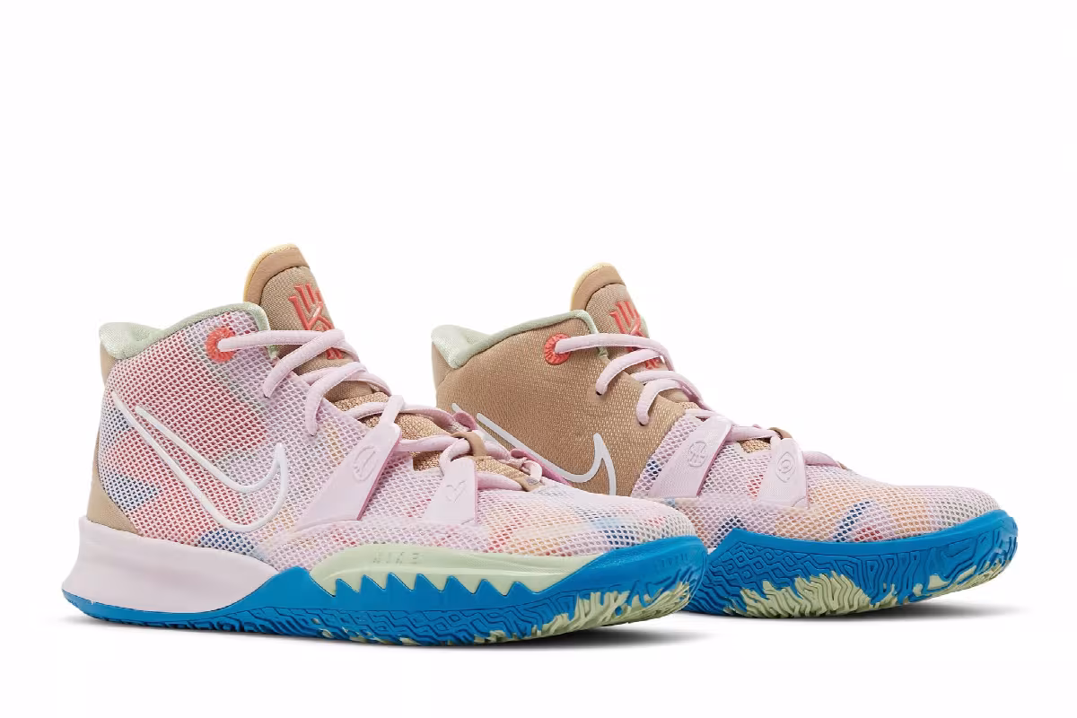 Nike Kyrie 7 GS 1 World 1 People - Regal Pink, view 9