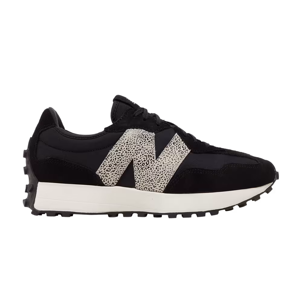 New Balance Women's 327 Black Leopard