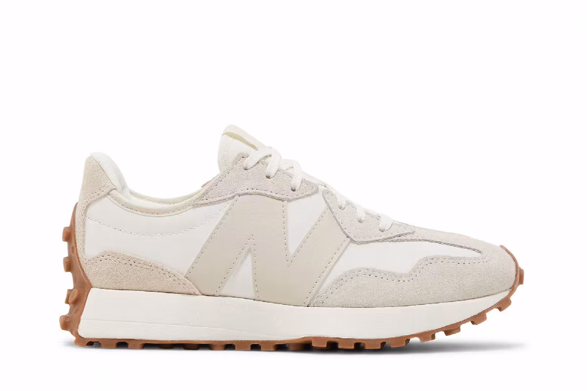 New Balance Women's 327 Moonbeam Timberwolf, view 2