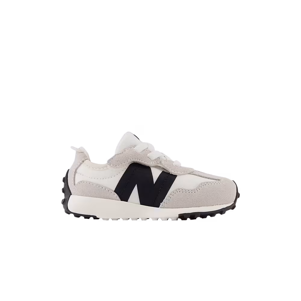 New Balance 327 New-B Hook & Loop Toddler Silver Birch Black