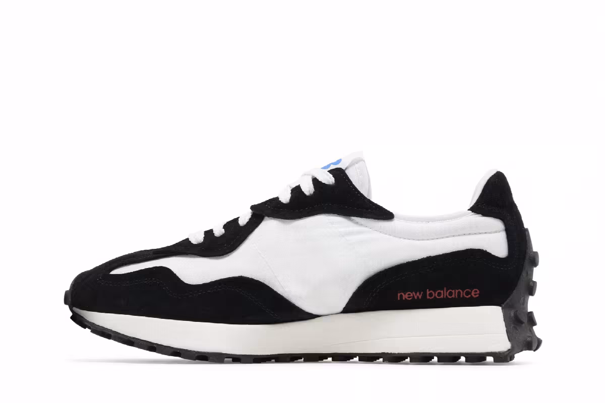 New Balance 327 Black White Red, view 4