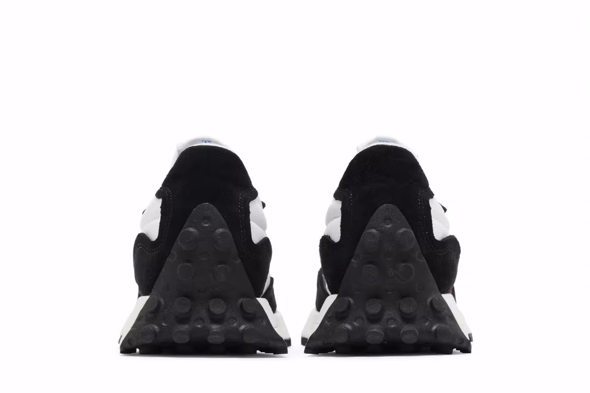 New Balance 327 Black White Red, view 7
