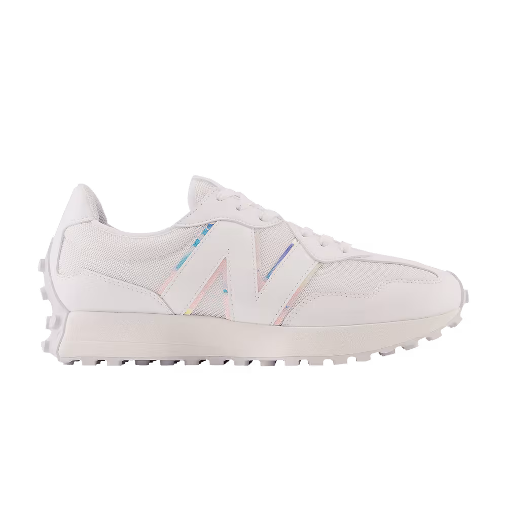 New Balance 327 White Grey Iridescent