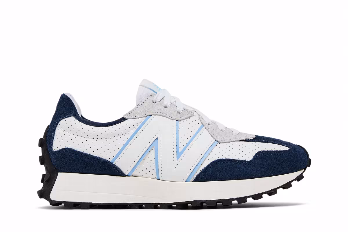 New Balance 327 Navy Light Blue, view 2
