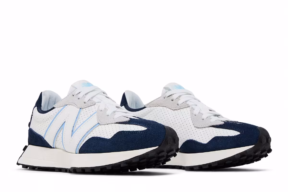 New Balance 327 Navy Light Blue, view 9