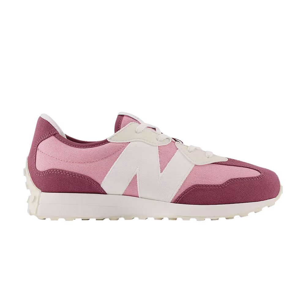 New Balance 327 Big Kid Wide Washed Burgundy Hazy Rose
