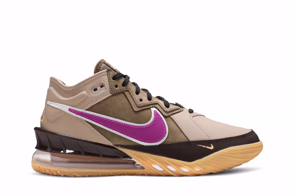 atmos x Nike LeBron 18 Low Viotech, view 2