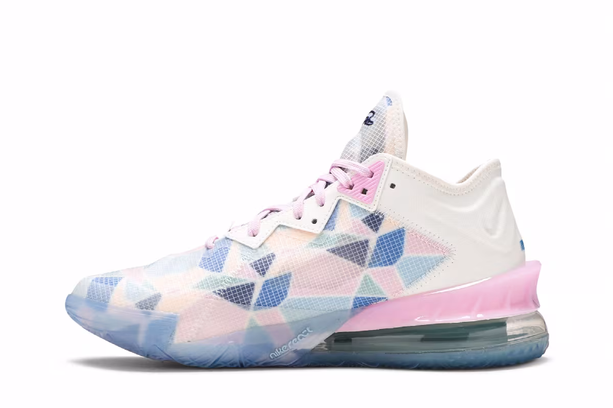 atmos x Nike LeBron 18 Low Cherry Blossom, view 4