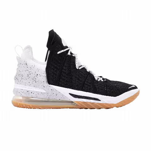 Nike LeBron 18 'Black White Gum'