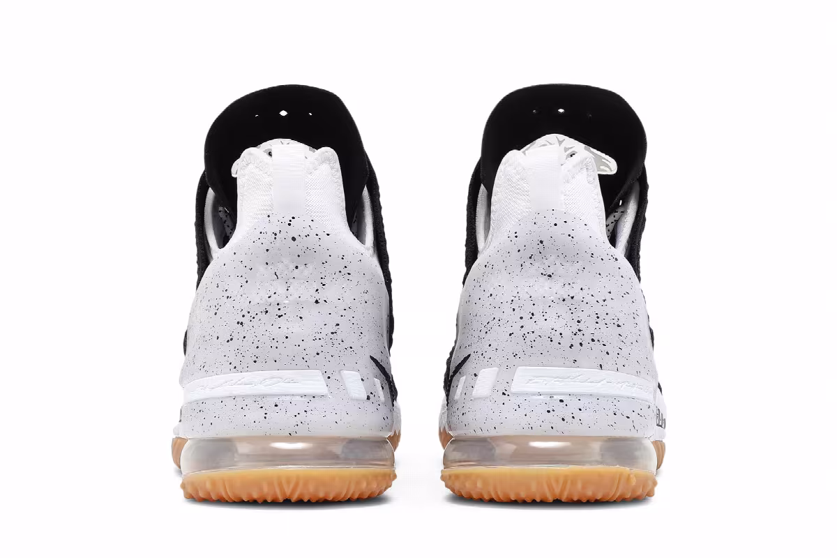 Nike LeBron 18 Black White Gum, view 7