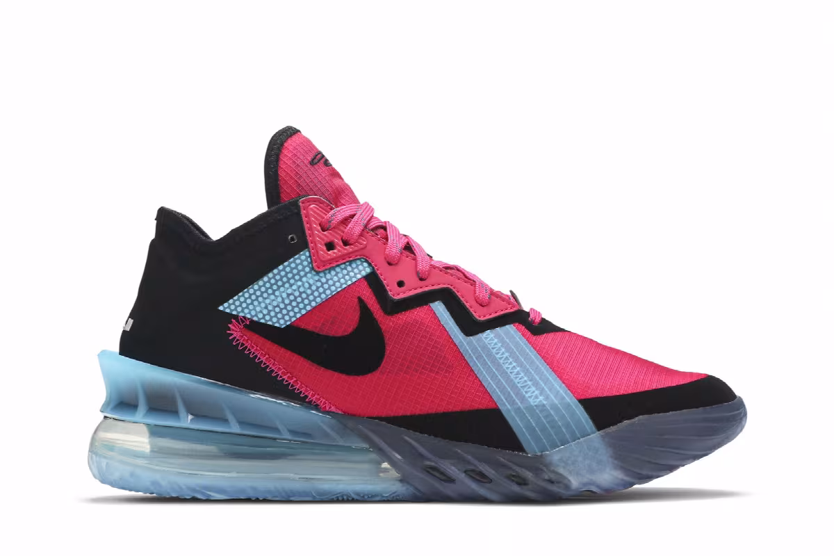 Nike LeBron 18 Low Fireberry, view 2