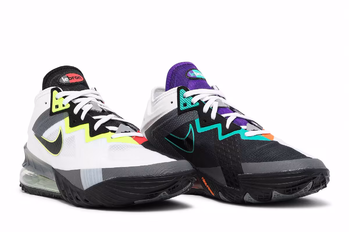 Nike LeBron 18 Low Air Max 95 Greedy, view 9