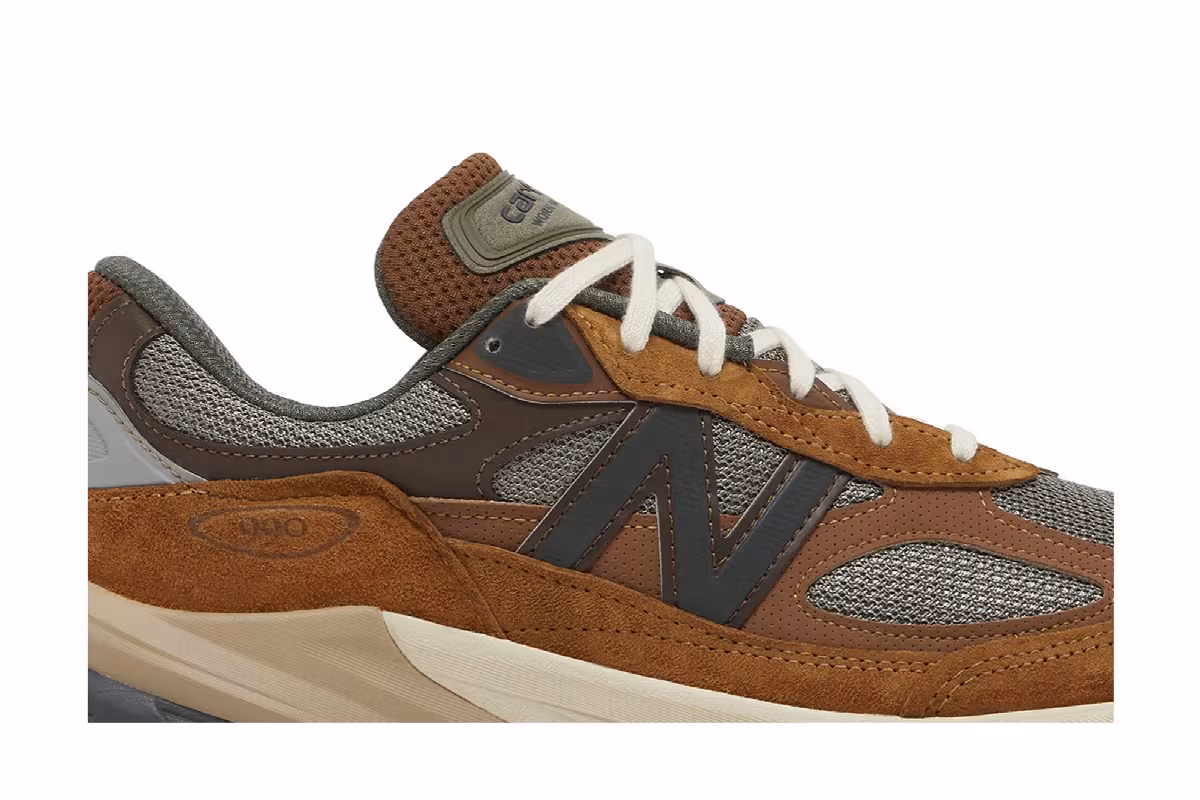 Carhartt WIP x New Balance 990v6 Made in USA Sculpture Center, view 3