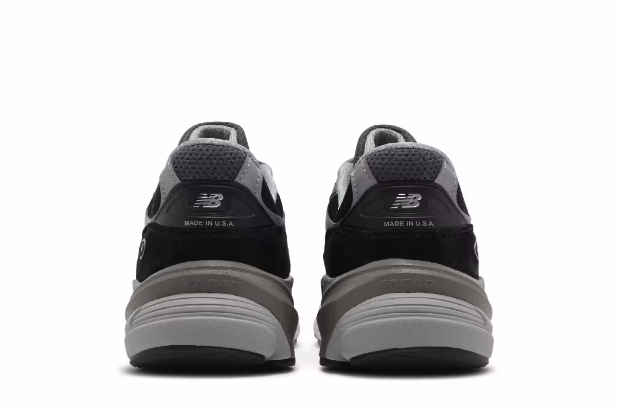 New Balance 990v6 Made in USA Black Silver, view 7