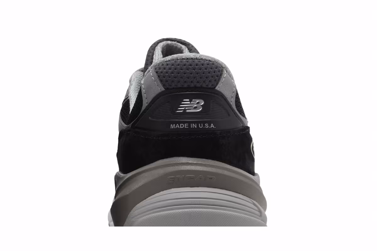 New Balance 990v6 Made in USA Black Silver, view 8