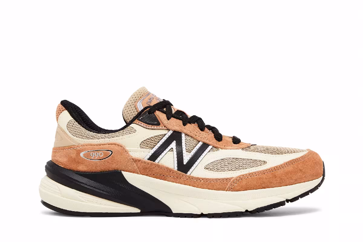 Teddy Santis x New Balance 990v6 Made in USA Sepia Orange, view 2