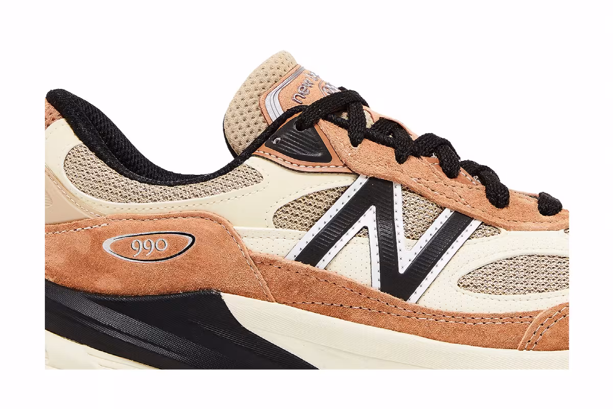 Teddy Santis x New Balance 990v6 Made in USA Sepia Orange, view 3
