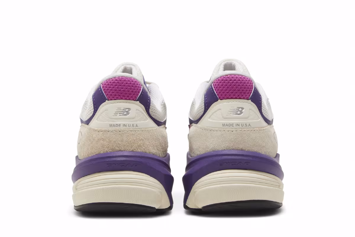 Teddy Santis x New Balance 990v6 Made in USA Macadamia Nut Magenta, view 7