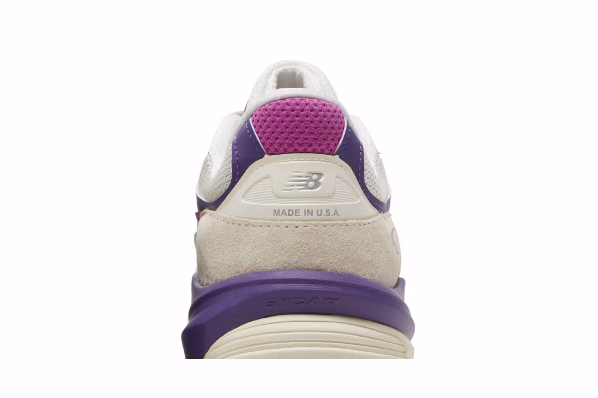 Teddy Santis x New Balance 990v6 Made in USA Macadamia Nut Magenta, view 8