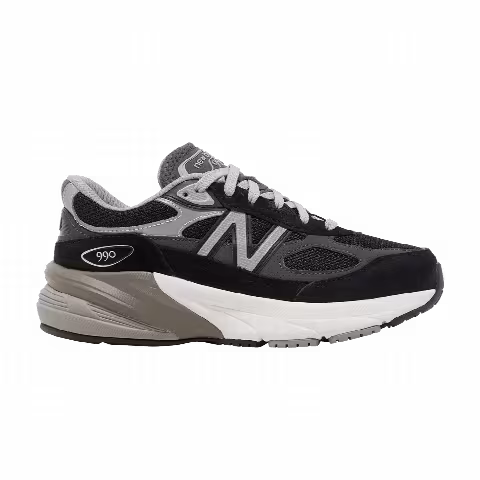 New Balance 990v6 Big Kid 'Black Silver'