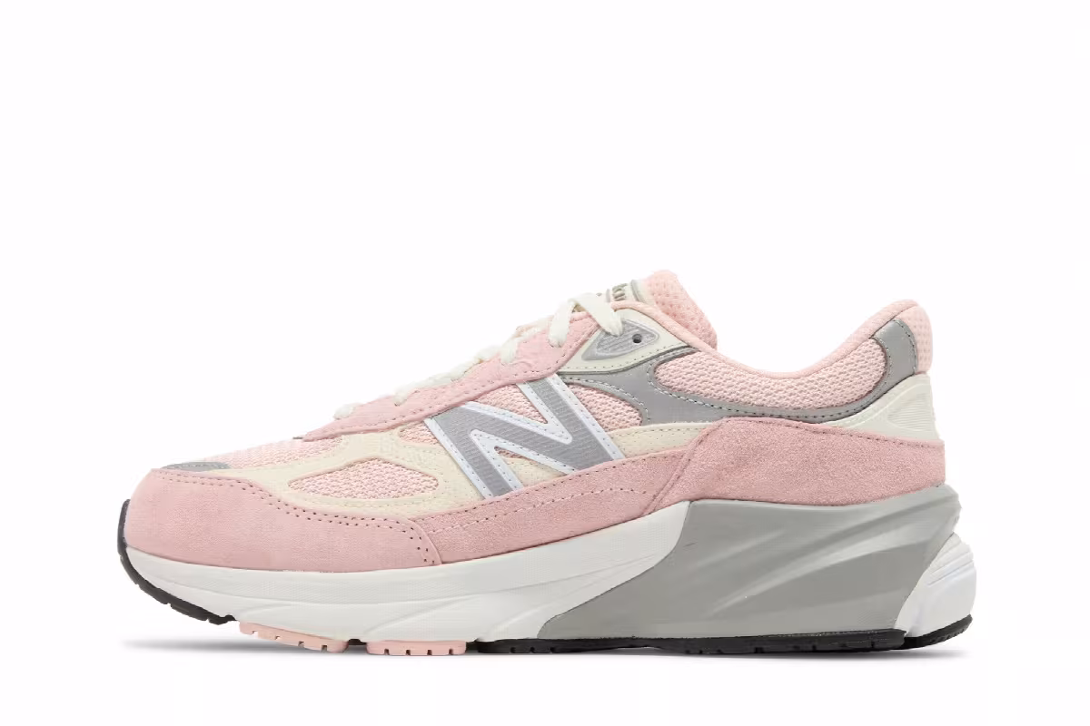 New Balance 990v6 Big Kid Pink Haze, view 4